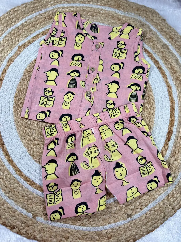 Peach Faces Newborn Jabla Set