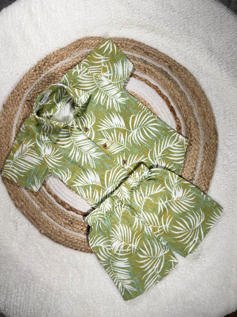 Green Leaves Boys Co-Ord Set