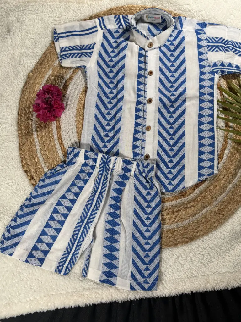 Blue Stripes Boys Co-Ord Set