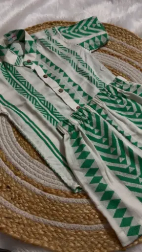Green Stripes Boys Co-Ord Set